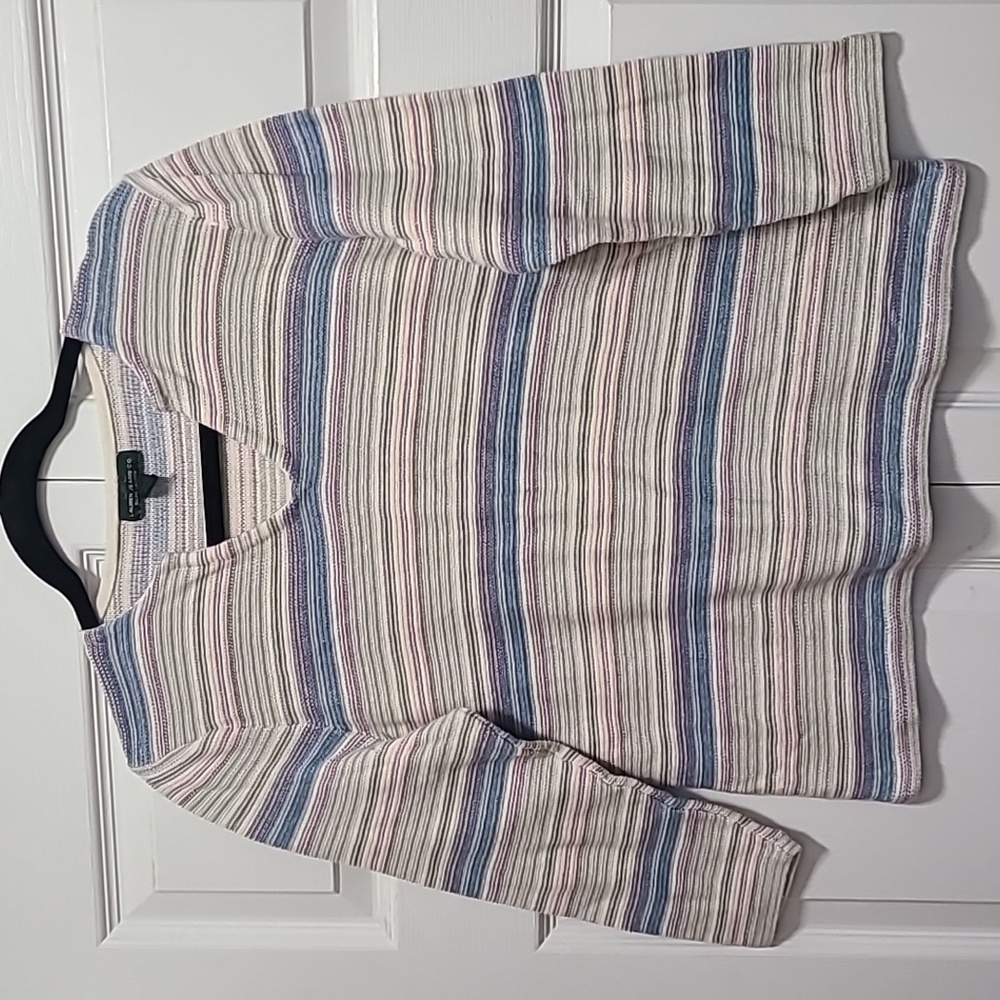 LRL Lauren Ralph Lauren Striped Lightweight Cotton‎ Shirt Size M